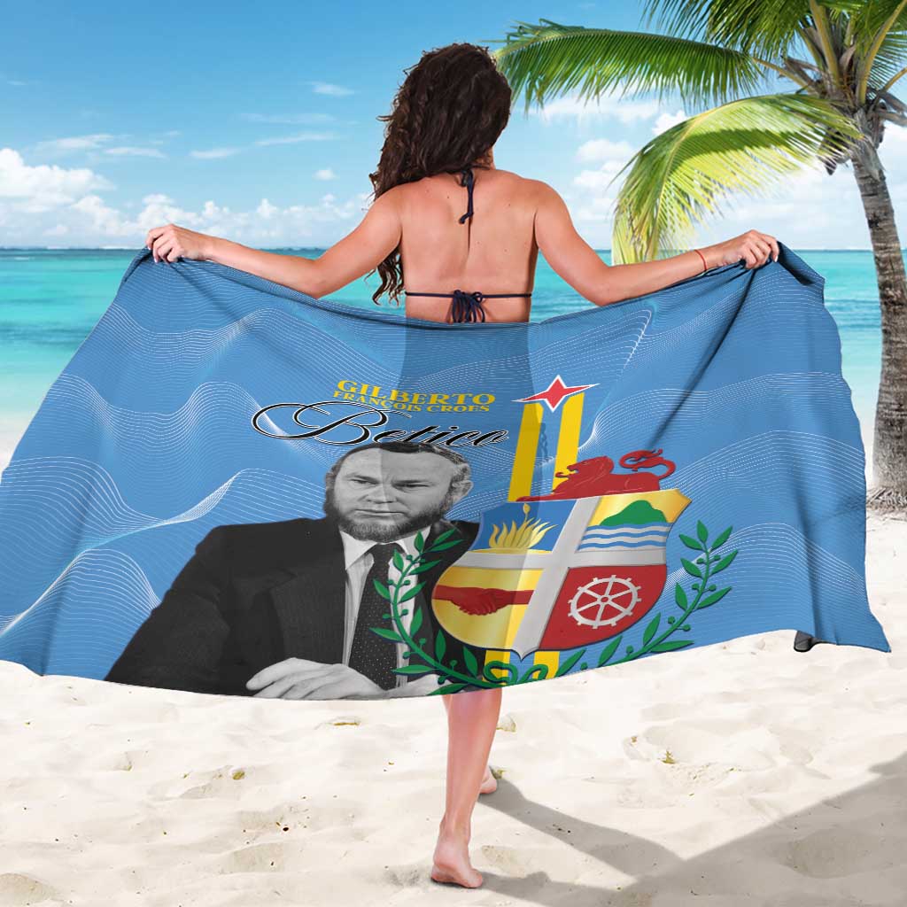 Feliz Dia di Betico Sarong Aruba Flag Style - Wonder Print Shop