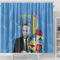 Feliz Dia di Betico Shower Curtain Aruba Flag Style