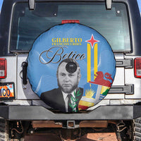 Feliz Dia di Betico Spare Tire Cover Aruba Flag Style - Wonder Print Shop