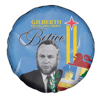 Feliz Dia di Betico Spare Tire Cover Aruba Flag Style - Wonder Print Shop