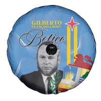 Feliz Dia di Betico Spare Tire Cover Aruba Flag Style - Wonder Print Shop