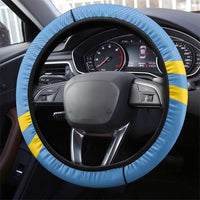 Feliz Dia di Betico Steering Wheel Cover Aruba Flag Style - Wonder Print Shop