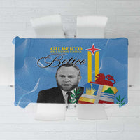 Feliz Dia di Betico Tablecloth Aruba Flag Style - Wonder Print Shop