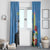 Feliz Dia di Betico Window Curtain Aruba Flag Style - Wonder Print Shop