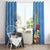 Feliz Dia di Betico Window Curtain Aruba Flag Style - Wonder Print Shop