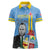 Feliz Dia di Betico Women Polo Shirt Aruba Flag Style - Wonder Print Shop