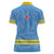 Feliz Dia di Betico Women Polo Shirt Aruba Flag Style - Wonder Print Shop