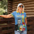 Feliz Dia di Betico Women Polo Shirt Aruba Flag Style - Wonder Print Shop