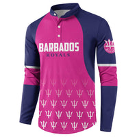 Custom Barbados Royals Cricket Button Sweatshirt Back to Back Champions - Wonder Print Shop