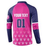 Custom Barbados Royals Cricket Button Sweatshirt Back to Back Champions - Wonder Print Shop