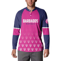 Custom Barbados Royals Cricket Button Sweatshirt Back to Back Champions - Wonder Print Shop