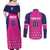 Custom Barbados Royals Cricket Couples Matching Off Shoulder Maxi Dress and Long Sleeve Button Shirt Back to Back Champions - Wonder Print Shop