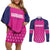 Custom Barbados Royals Cricket Couples Matching Off Shoulder Short Dress and Long Sleeve Button Shirt Back to Back Champions - Wonder Print Shop