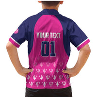 Custom Barbados Royals Cricket Family Matching Mermaid Dress and Hawaiian Shirt Back to Back Champions - Wonder Print Shop