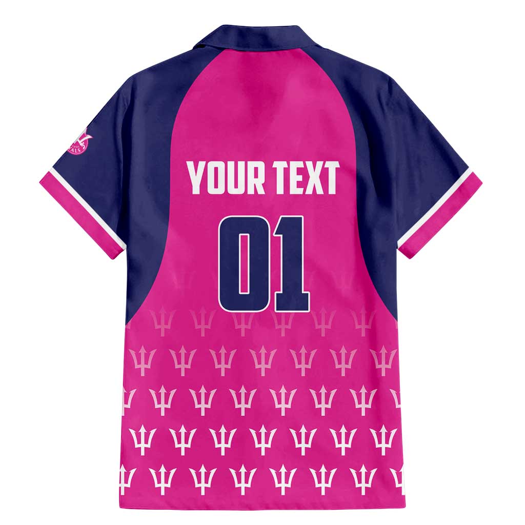 Custom Barbados Royals Cricket Family Matching Mermaid Dress and Hawaiian Shirt Back to Back Champions - Wonder Print Shop