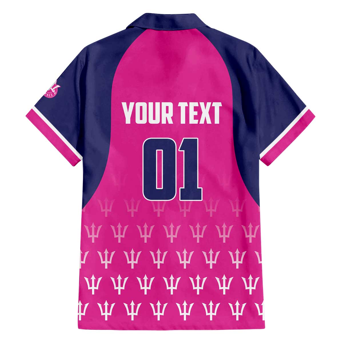 Custom Barbados Royals Cricket Family Matching Off The Shoulder Long Sleeve Dress and Hawaiian Shirt Back to Back Champions - Wonder Print Shop