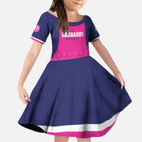 Custom Barbados Royals Cricket Family Matching Off Shoulder Maxi Dress and Hawaiian Shirt Back to Back Champions - Wonder Print Shop