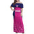 Custom Barbados Royals Cricket Family Matching Off Shoulder Maxi Dress and Hawaiian Shirt Back to Back Champions - Wonder Print Shop