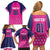 Custom Barbados Royals Cricket Family Matching Off Shoulder Short Dress and Hawaiian Shirt Back to Back Champions - Wonder Print Shop
