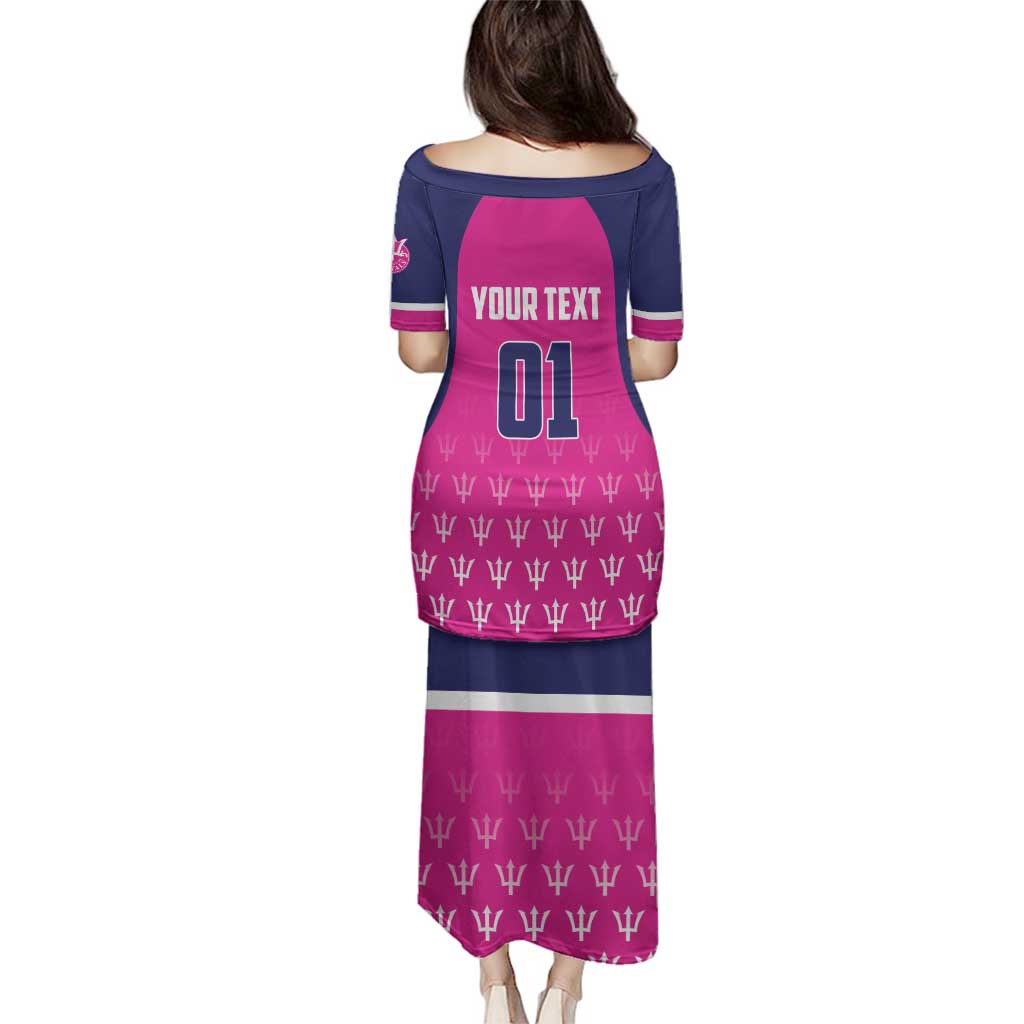 Custom Barbados Royals Cricket Family Matching Puletasi and Hawaiian Shirt Back to Back Champions - Wonder Print Shop