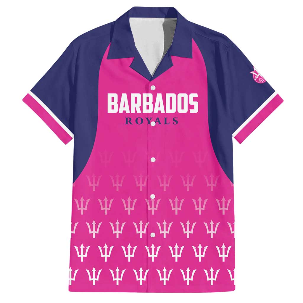 Custom Barbados Royals Cricket Family Matching Summer Maxi Dress and Hawaiian Shirt Back to Back Champions - Wonder Print Shop