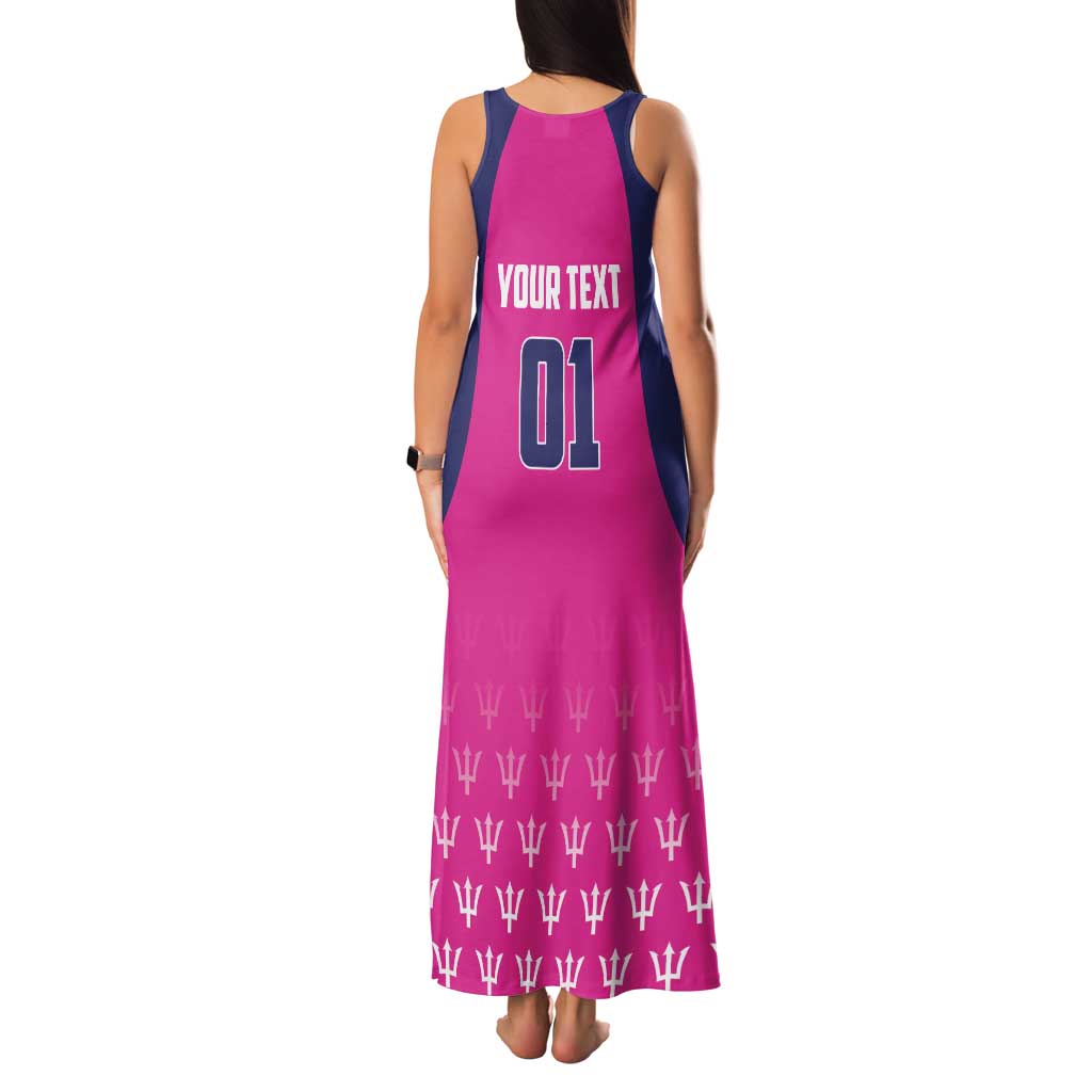 Custom Barbados Royals Cricket Family Matching Tank Maxi Dress and Hawaiian Shirt Back to Back Champions - Wonder Print Shop