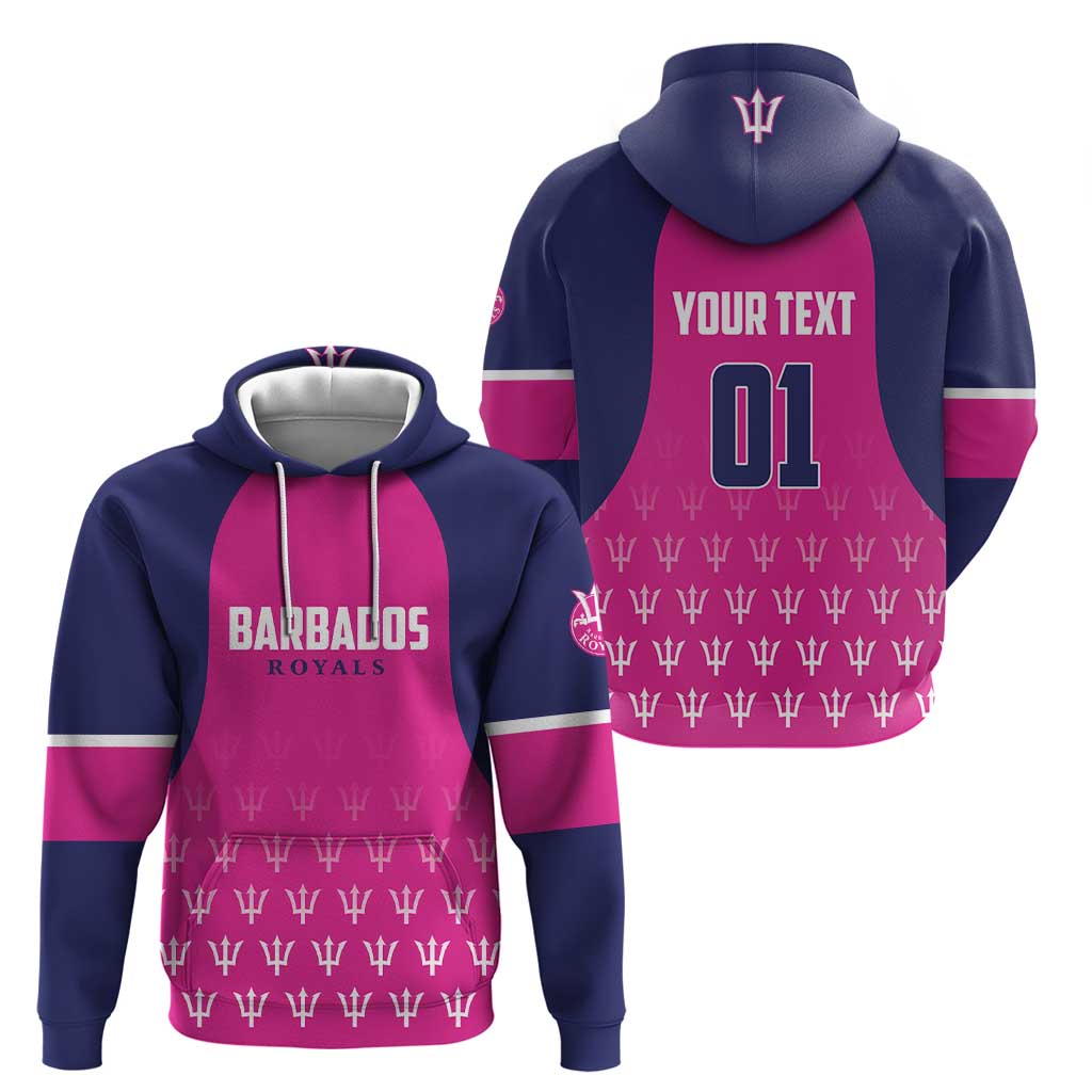 Custom Barbados Royals Cricket Hoodie Back to Back Champions - Wonder Print Shop