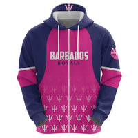 Custom Barbados Royals Cricket Hoodie Back to Back Champions - Wonder Print Shop
