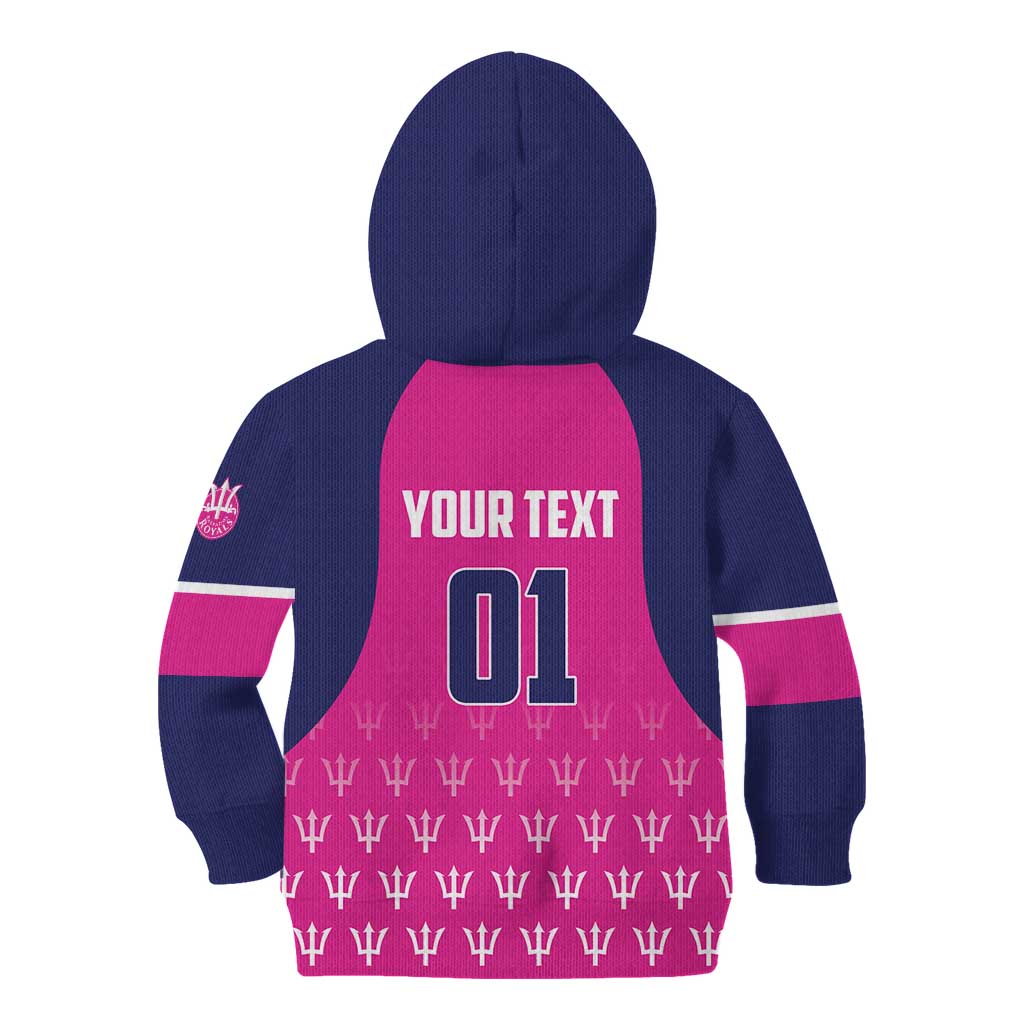 Custom Barbados Royals Cricket Kid Hoodie Back to Back Champions - Wonder Print Shop