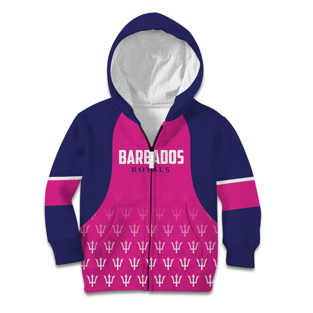 Custom Barbados Royals Cricket Kid Hoodie Back to Back Champions - Wonder Print Shop