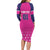 Custom Barbados Royals Cricket Long Sleeve Bodycon Dress Back to Back Champions - Wonder Print Shop