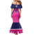 Custom Barbados Royals Cricket Mermaid Dress Back to Back Champions - Wonder Print Shop