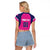Custom Barbados Royals Cricket Raglan Cropped T Shirt Back to Back Champions - Wonder Print Shop