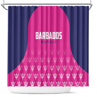 Barbados Royals Cricket Shower Curtain Back to Back Champions