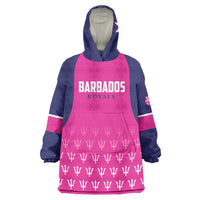 Custom Barbados Royals Cricket Wearable Blanket Hoodie Back to Back Champions - Wonder Print Shop
