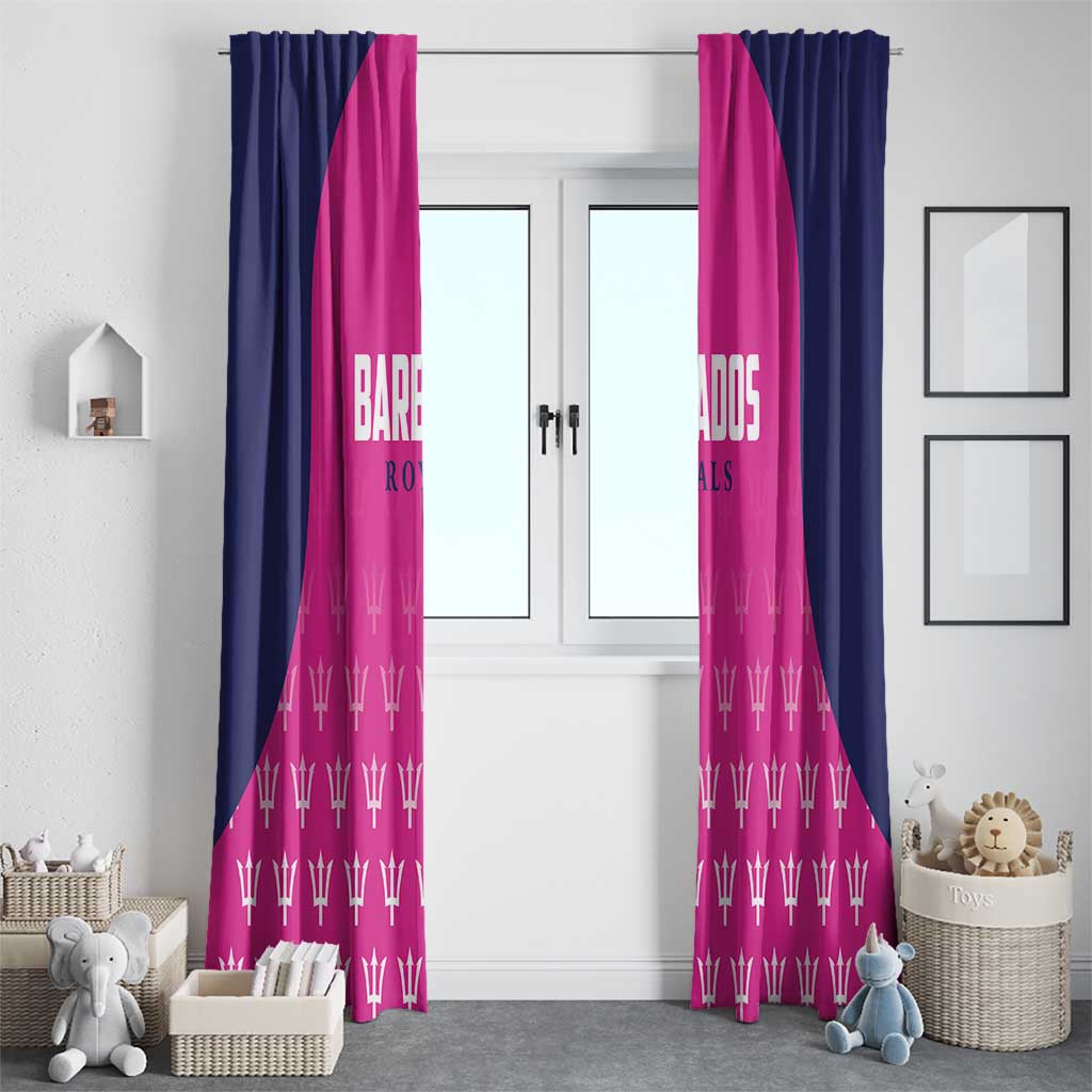 Barbados Royals Cricket Window Curtain Back to Back Champions - Wonder Print Shop