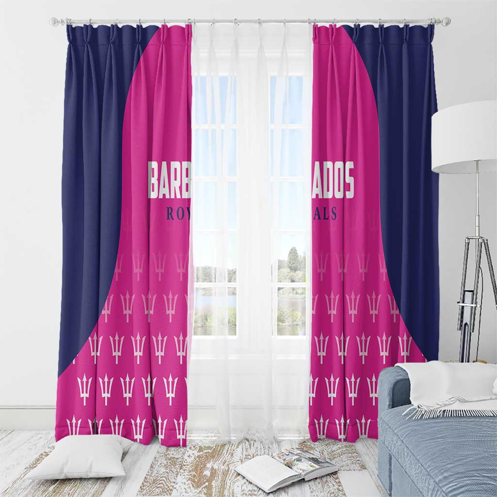 Barbados Royals Cricket Window Curtain Back to Back Champions - Wonder Print Shop