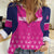 Custom Barbados Royals Cricket Women Casual Shirt Back to Back Champions - Wonder Print Shop
