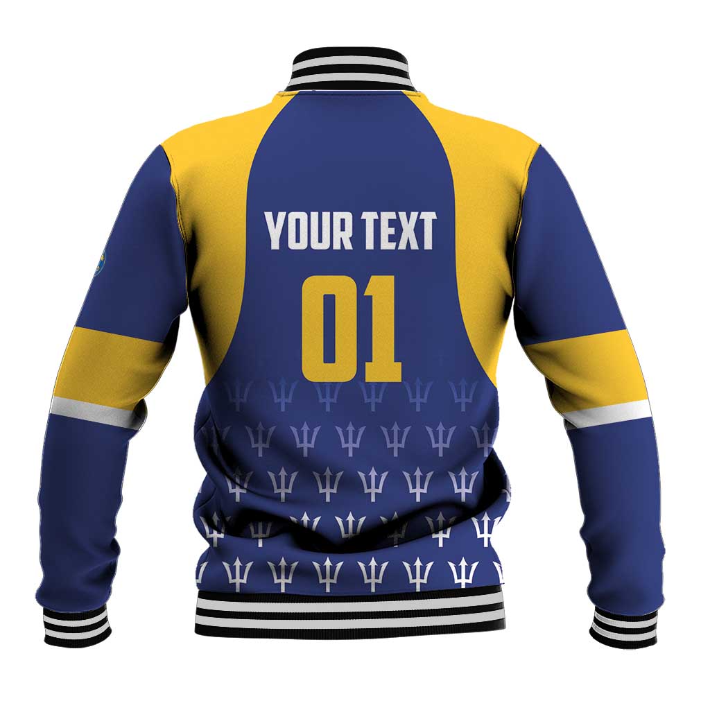 Custom Barbados Tridents Cricket Baseball Jacket Go Champions - Wonder Print Shop
