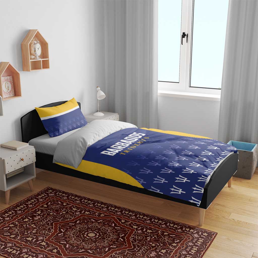 Barbados Tridents Cricket Bedding Set Go Champions - Wonder Print Shop