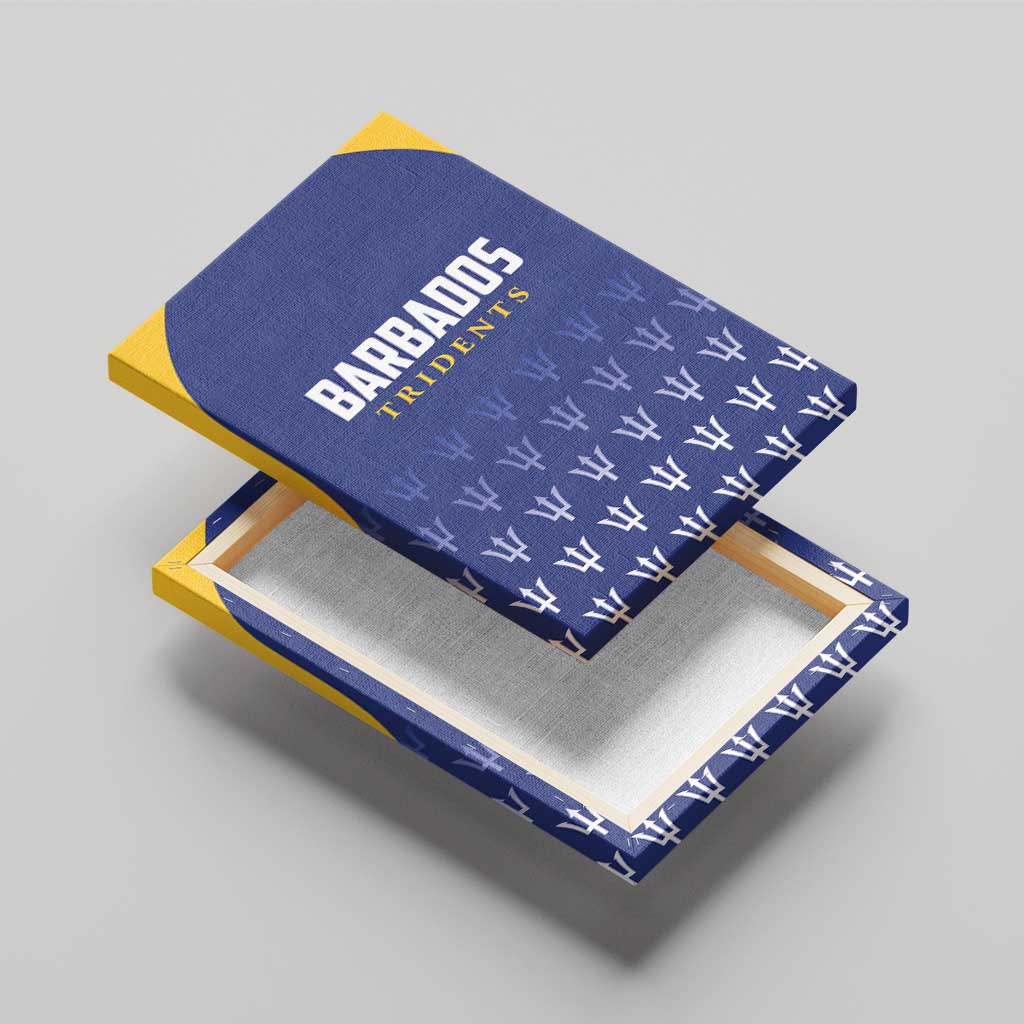 Barbados Tridents Cricket Canvas Wall Art Go Champions - Wonder Print Shop