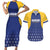 Custom Barbados Tridents Cricket Couples Matching Short Sleeve Bodycon Dress and Hawaiian Shirt Go Champions - Wonder Print Shop