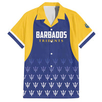 Custom Barbados Tridents Cricket Family Matching Puletasi and Hawaiian Shirt Go Champions - Wonder Print Shop