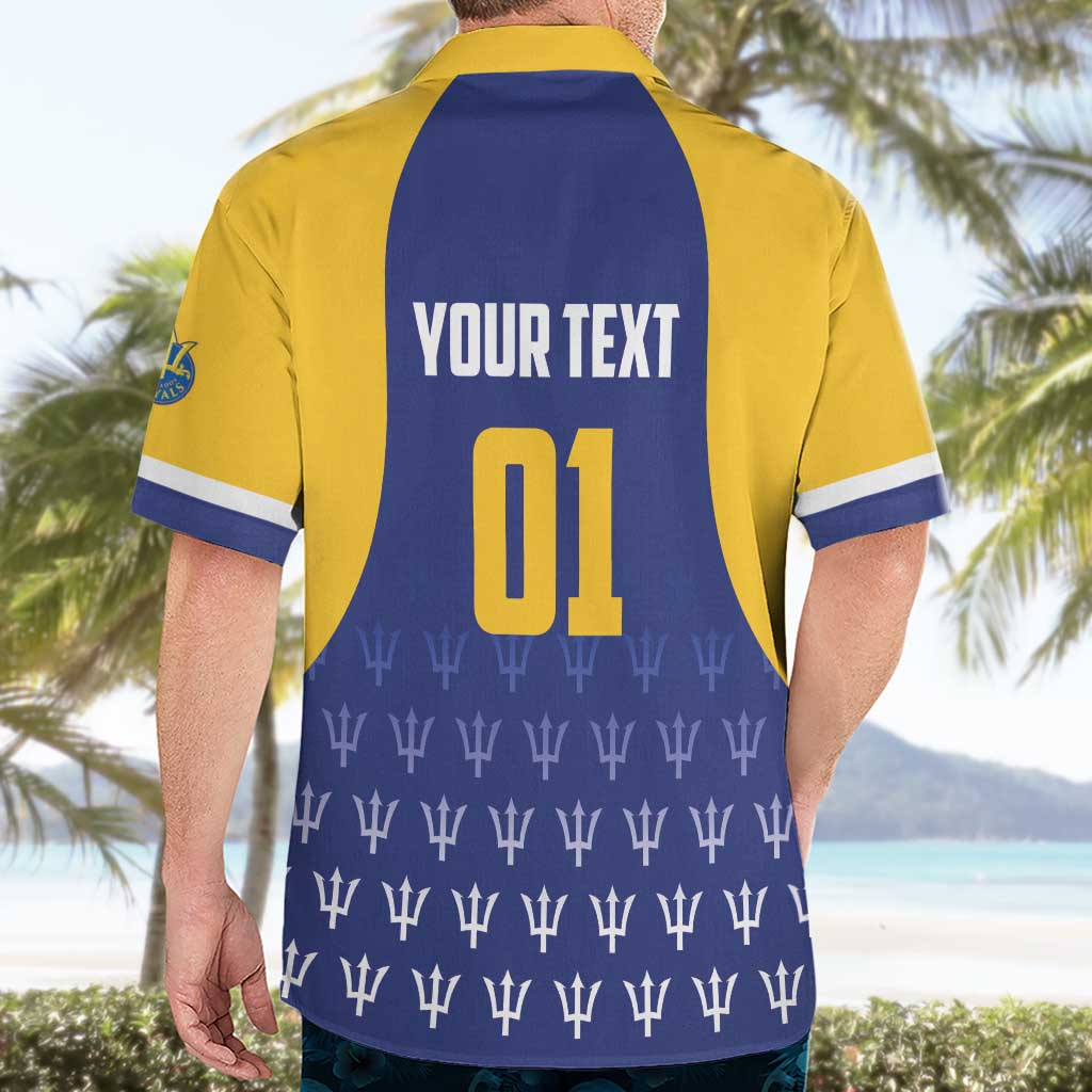 Custom Barbados Tridents Cricket Hawaiian Shirt Go Champions - Wonder Print Shop