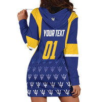Custom Barbados Tridents Cricket Hoodie Dress Go Champions - Wonder Print Shop