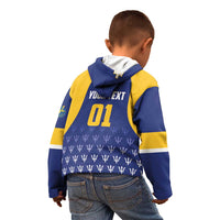 Custom Barbados Tridents Cricket Kid Hoodie Go Champions - Wonder Print Shop