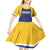 Custom Barbados Tridents Cricket Kid Short Sleeve Dress Go Champions - Wonder Print Shop