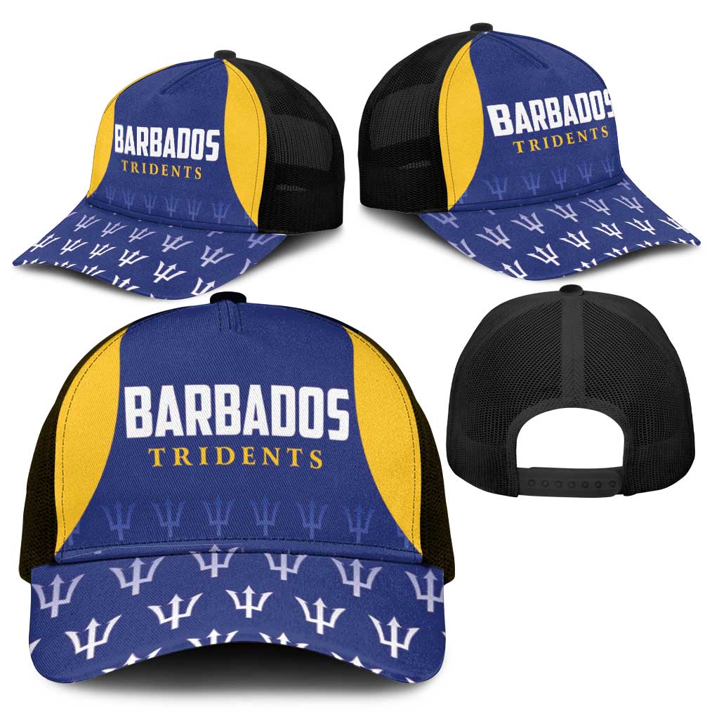 Barbados Tridents Cricket Mesh Trucker Cap Go Champions - Wonder Print Shop