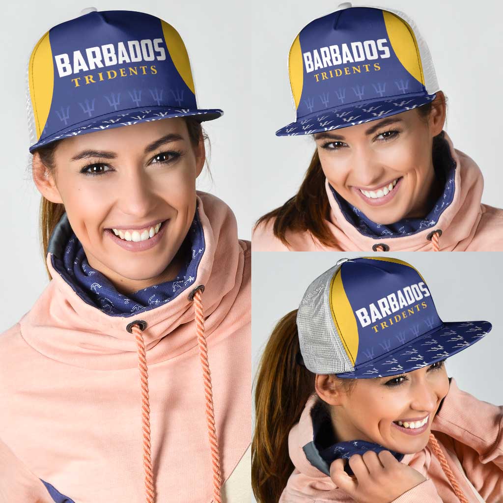 Barbados Tridents Cricket Mesh Trucker Cap Go Champions - Wonder Print Shop