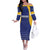 Custom Barbados Tridents Cricket Off The Shoulder Long Sleeve Dress Go Champions - Wonder Print Shop